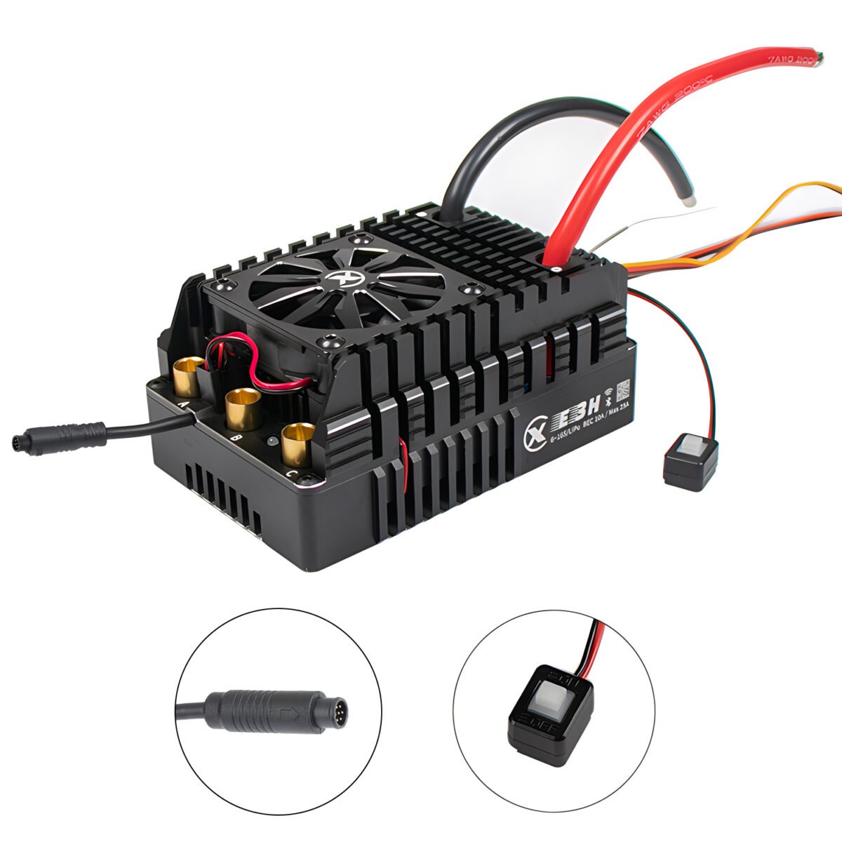 RC High Voltage Electronic Speed Controller E3H ESC 300A(6~16S) 1