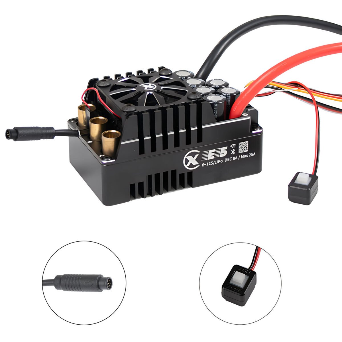 RC Monster Brushless Speed Control modules E5 ESC 200A(6~12S) 1