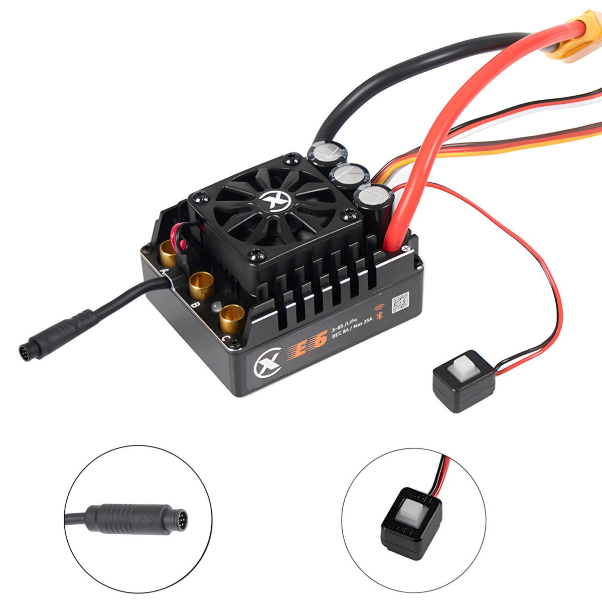 RC Vehicles Brushless Motor Smart ESC E6 ESC 200A(3~8S) 1