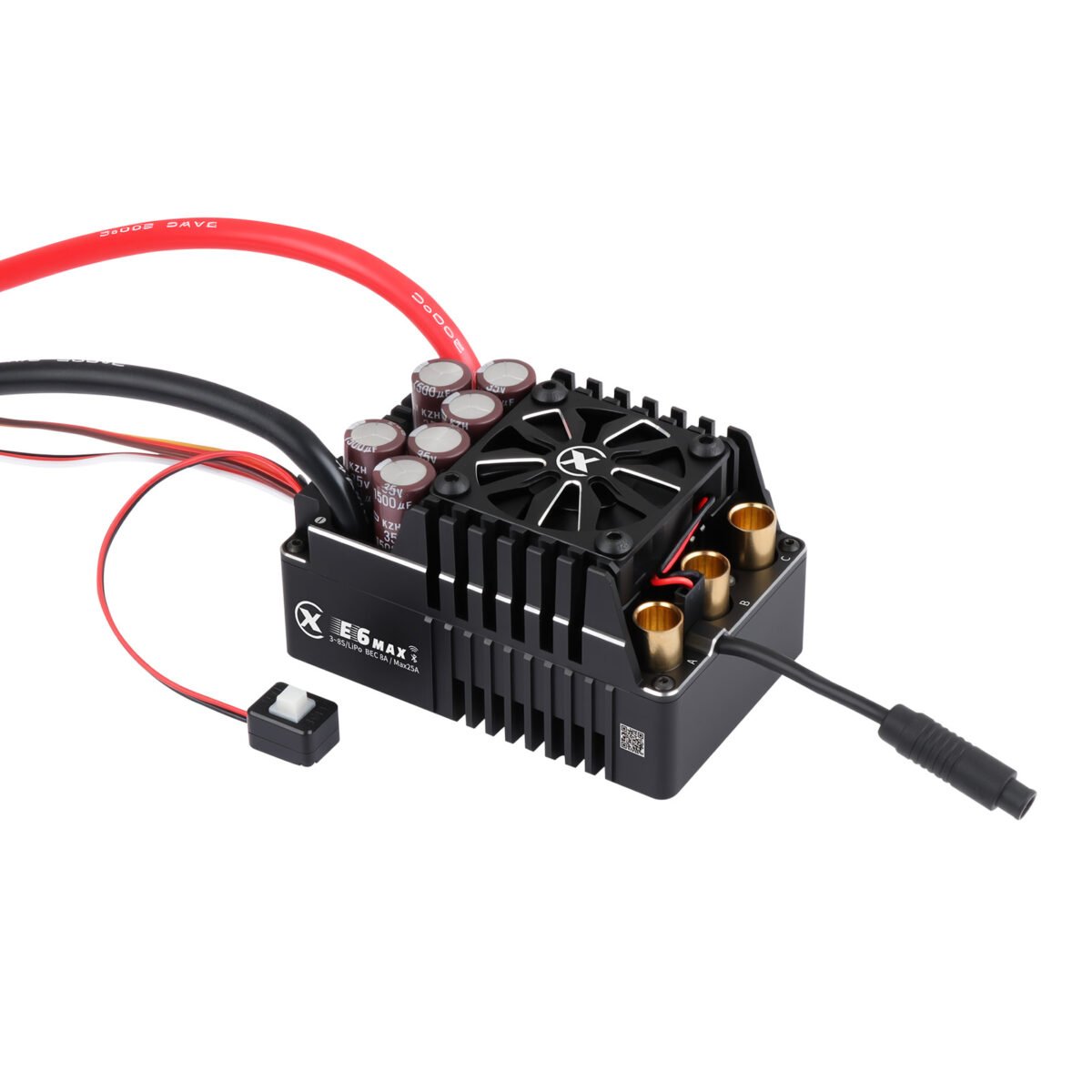 E6Max Sensored Brushless Drive Smart ESC For RC Cars 550A(3~8S) 3