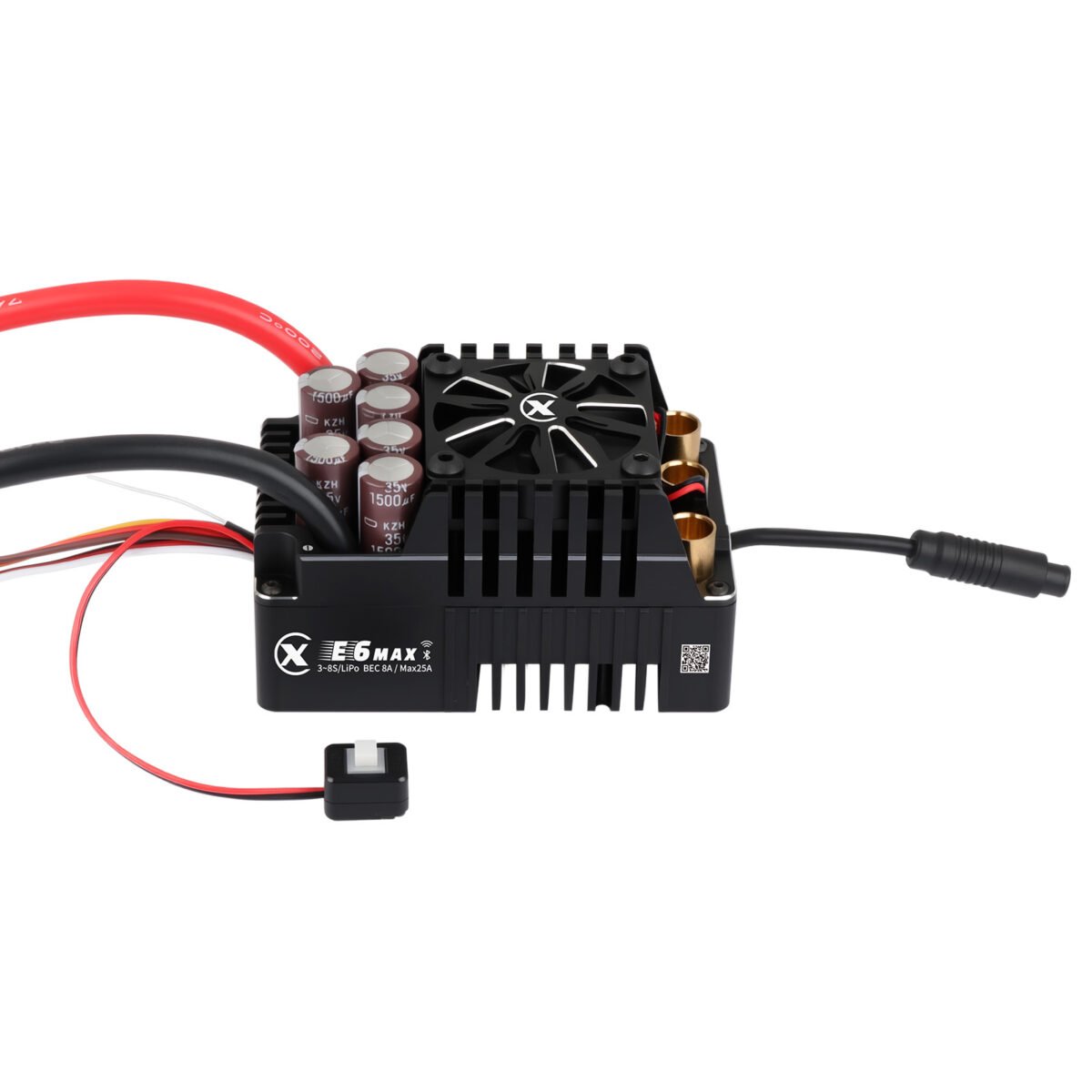 E6Max Sensored Brushless Drive Smart ESC For RC Cars 550A(3~8S) 2