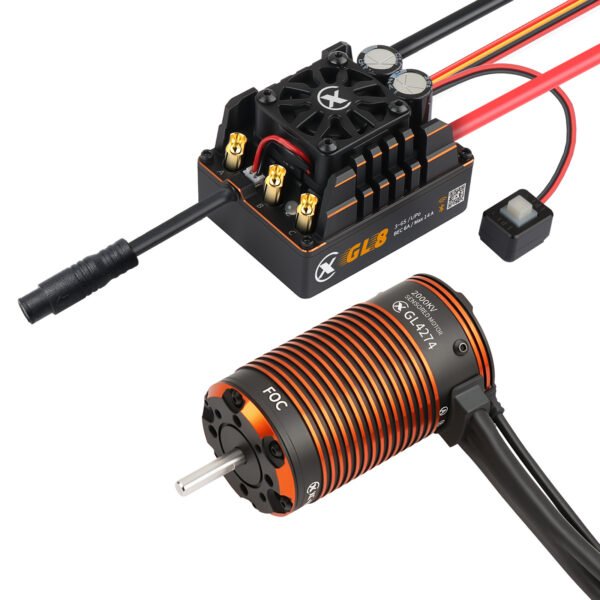 GL8 + GL4274 1/8 Scale FOC Sensored Brushless Crawler Combo | 3–6S Waterproof, High Torque